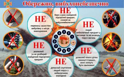 Просвітницькі заходи з питань уникнення враження мінами і вибухонебезпечними предметами та поведінки у надзвичайній ситуації