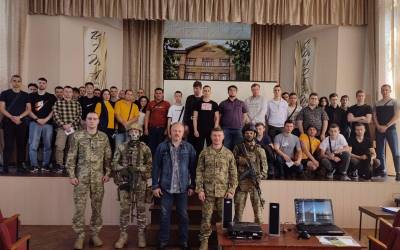 Профорієнтаційний захід кафедри військової підготовки спеціалістів Держспецтрансслужби УДУНТ
